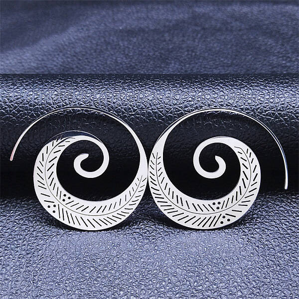 Non-Tarnish 304 Stainless Steel Pendants Boho Earrings