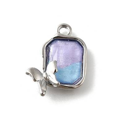 Alloy Acrylic Pendants