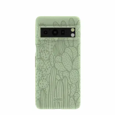 Sage Green Cacti Google Pixel 8 Pro Case