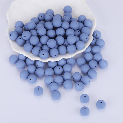 Round Silicone Focal Beads