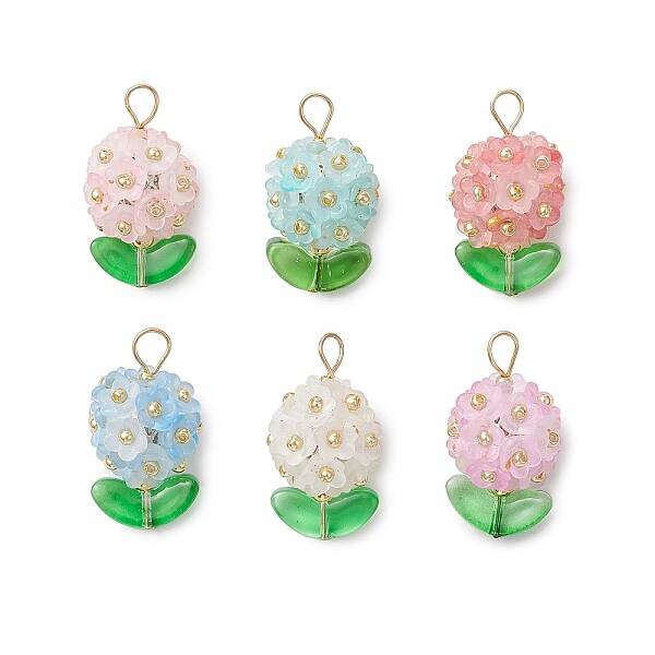 Frosted Transparent Acrylic Pendants