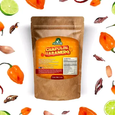 Habanero Chapulines Mixed With Salt Lime Habanero Spicy Hot 4oz