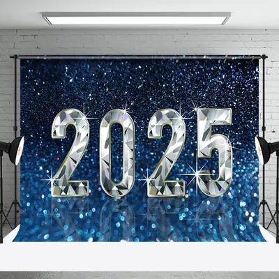 Aperturee Countdown Pyrotechnic Celebration 2025 New Year Backdrop - Aperturee
