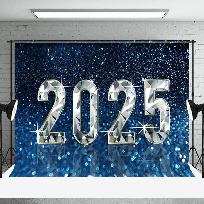Aperturee Countdown Pyrotechnic Celebration 2025 New Year Backdrop - Aperturee