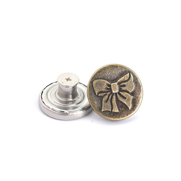 Alloy Button Pins for Jeans