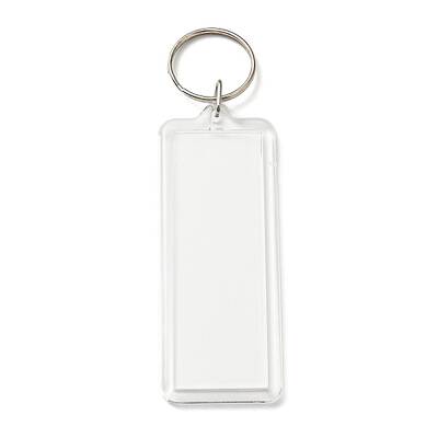 Acrylic Photo Snap in Keychain