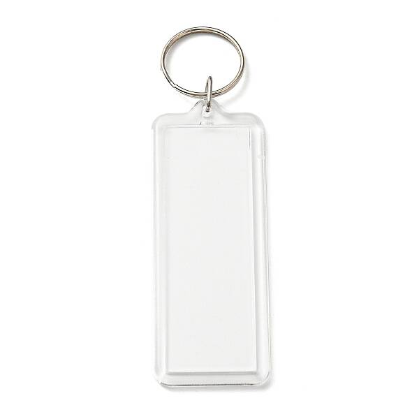 Acrylic Photo Snap in Keychain