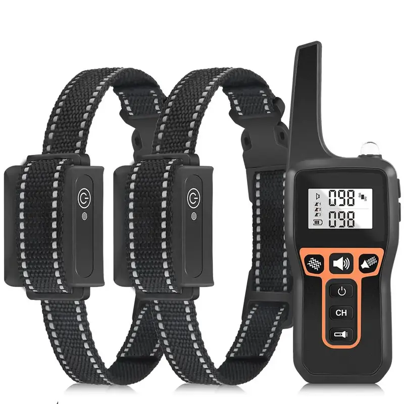 New Intelligent Remote Control Dog Trainer, Remote Control Vibration No Shock Collar, Waterproof Barking Stop Equipment For ...