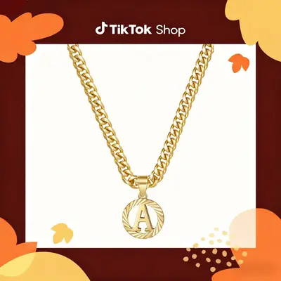 KissYan Gold Initial Necklace,14K Gold Plated Round Letter Pendant Hollow Capital Monogram 5mm Cuban Chain Necklace Alhpabets...