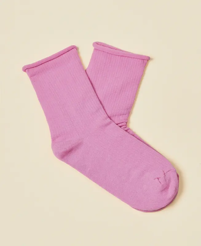 Women's Cotton Socks Weekend - Bubblegum