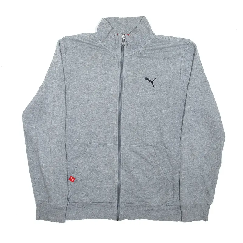 PUMA Jacket Grey Lightweight Track Mens L