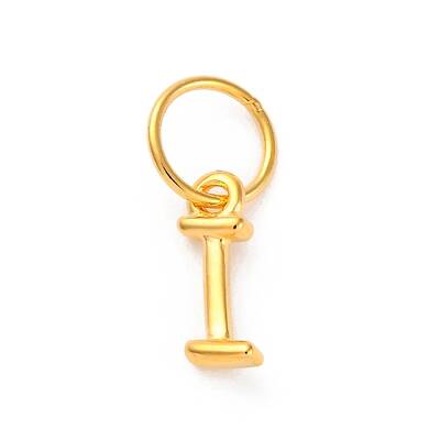 925 Sterling Silver Letter Charms with Jump Rings