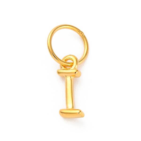 925 Sterling Silver Letter Charms with Jump Rings