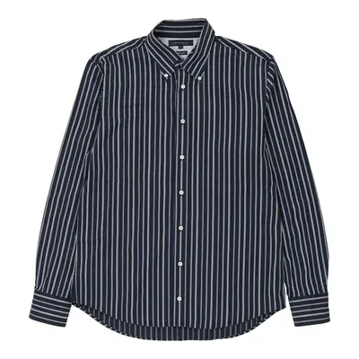 Tommy Hilfiger Striped Shirt - XL Navy Cotton