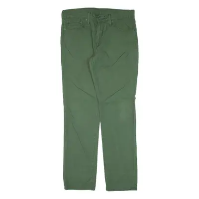 LEVI'S 511 Mens Trousers Green Slim Straight W33 L32