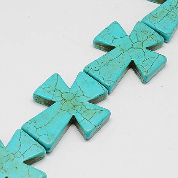 Synthetic Turquoise Beads Strands