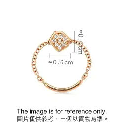 'Harmony' 18K Rose Gold Diamond Ring