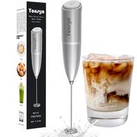 Hand Mixer Milk Frother for Coffee - Electric Handheld Foam Maker for coffee, Easy to Clean, Perfect for Home, Office, and Tr...
