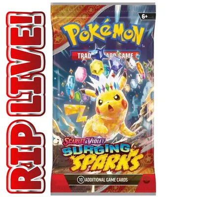 (1) Surging Sparks Booster Pack - SV08: Surging Sparks (SV08)