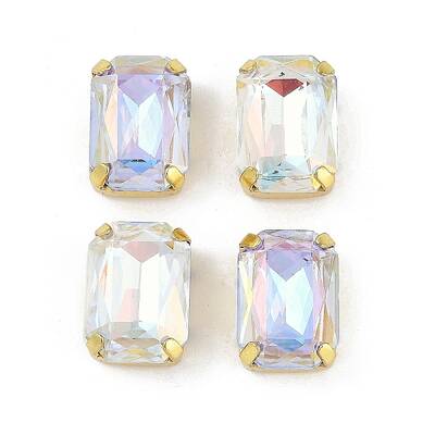 Brass Glass Rhinestone Sew on Rhinestones