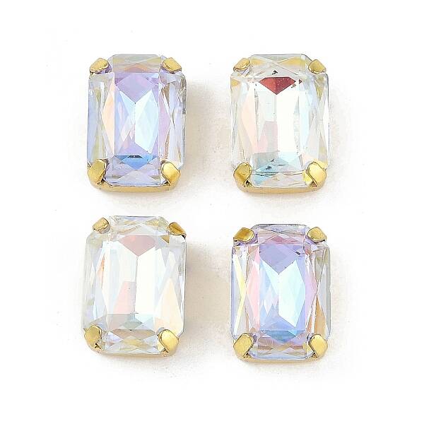 Brass Glass Rhinestone Sew on Rhinestones