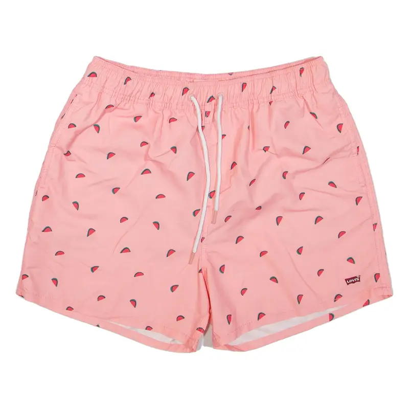 LEVI'S Mesh Lined Mens Swimming Shorts Pink L W30