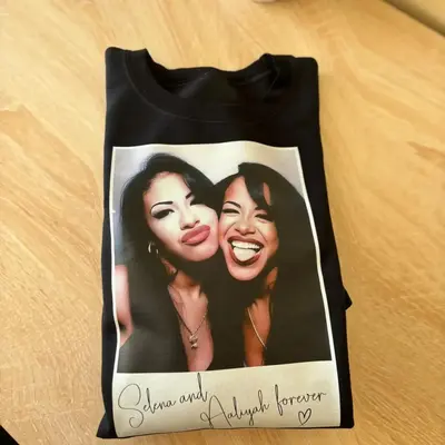 Vintage Selena and Aaliyah Shirt, Selena Shirt, Aaliyah Shirt, Aaliyah One in a Million Shirt, Aaliyah Merch, Aaliyah Hiphop ...