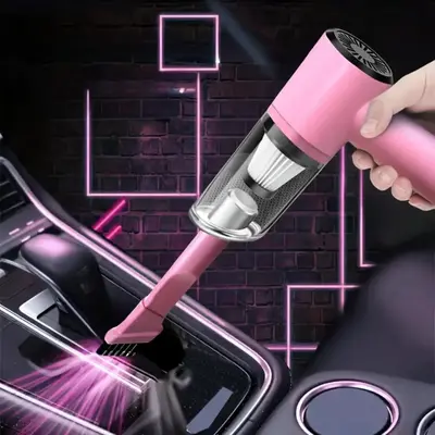 Car Vacuum Cleaner, Portable Car Vacuum Cleaner, 12v Lightweight Handheld Vacuum, Strong Suction & Large Power Car Seat Clean...