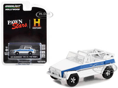 1974 Volkswagen Thing (Type 181) White with Blue Stripes \