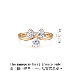 'Fantasy' 18K Gold (Multi-coloured) Diamond Bowtie Ring