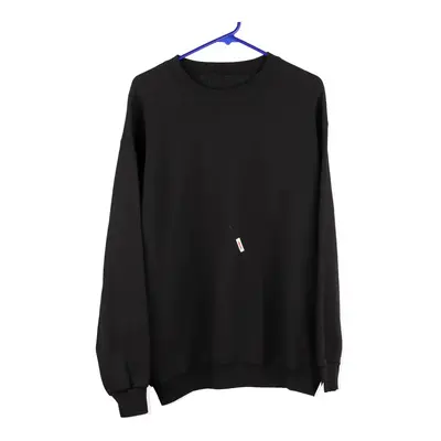 Unbranded Sweatshirt - XL Black Cotton Blend