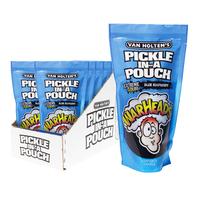 Van Holten's Pickles - Jumbo WARHEADS Blue Raspberry Pickle-In-A-Pouch - 12 Pack