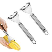 Corn Peeler Stainless Stee Corn Cob Stripper Tool Corn Thresher from the Cob, Removes Corn Kernels From Corn Cobs In Seconds,...
