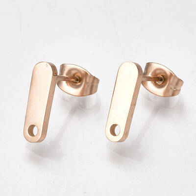 304 Stainless Steel Stud Earring Findings
