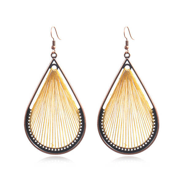 Bohemia Style Alloy Dangle Earrings