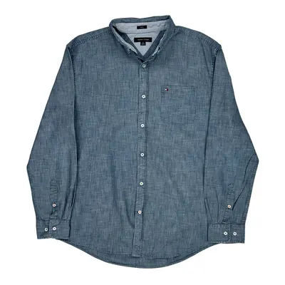 Tommy Hilfiger Shirt - XL Blue Cotton