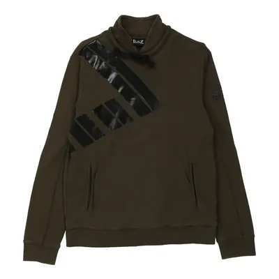Ea7 Sweatshirt - Large Khaki Cotton