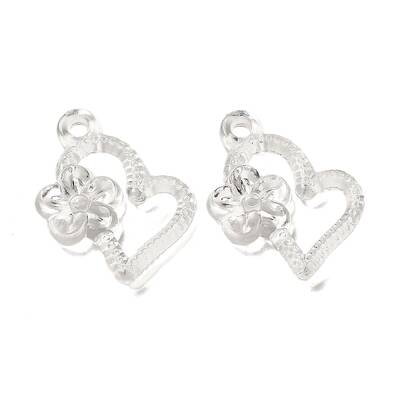 Valentine's Day Transparent Acrylic Pendants