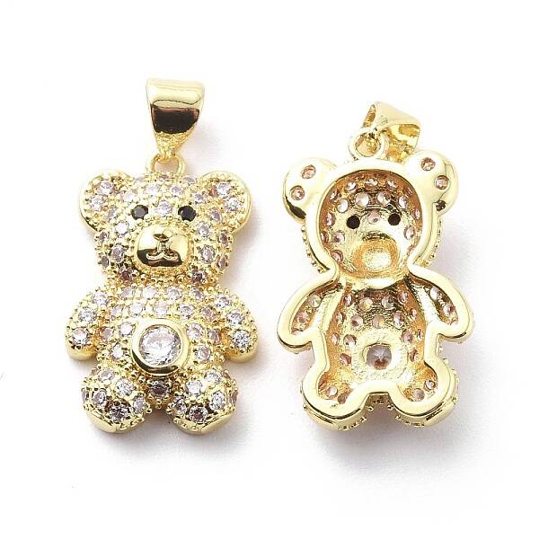 Brass Cubic Zirconia Pendants