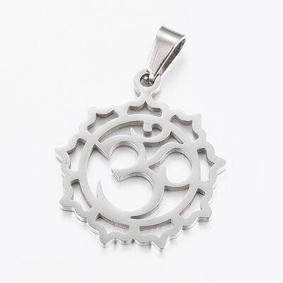 Non-Tarnish 304 Stainless Steel Yoga Pendants