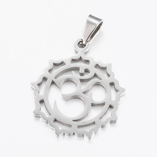 Non-Tarnish 304 Stainless Steel Yoga Pendants