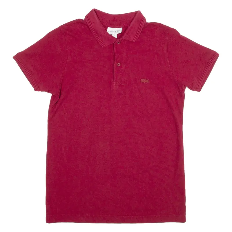 LACOSTE Regular Fit Mens Polo Shirt Red S