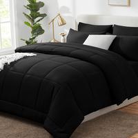 【Summer Gift】CozyLux Comforter Set  7 Pieces Bed in a Bag  Comforters  Bed Set Bedding Sets  with All Season Stitch Quilt...