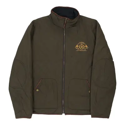 Tommy Hilfiger Reversible Jacket - Large Khaki Polyester Blend