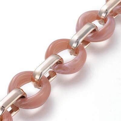 Transparent Acrylic Handmade Cable Chain