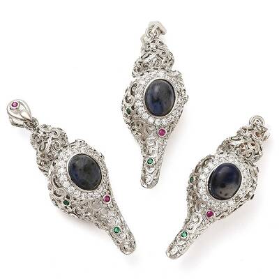 Natural Sodalite Pendants