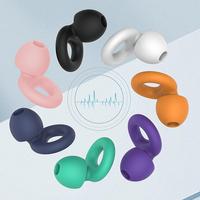 Silicone Earplugs, 1 Set Comfortable Soft Swimming Earplugs, Portable Earplugs for Sleeping, Swimming, Work, Ear Tips for Wom...
