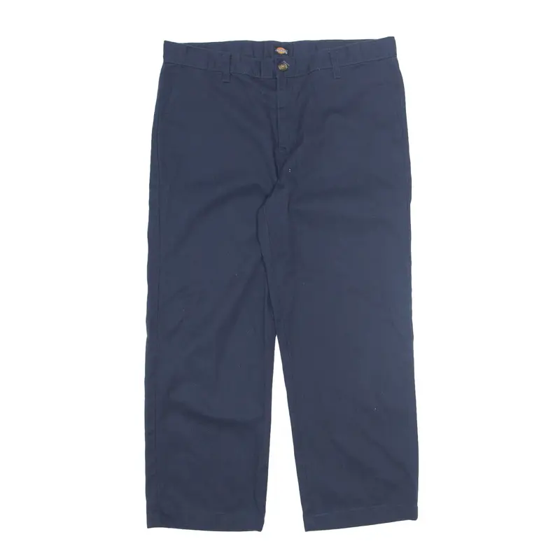 DICKIES Workwear Trousers Blue Regular Straight Boys W36 L26