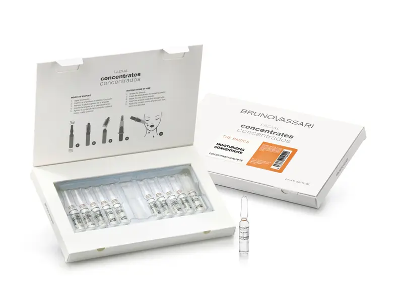 Set, Bruno Vassari, The Basics, Salicylic Acid, Moisturizing, Concentrated, For Face, 10 pieces, 2 ml