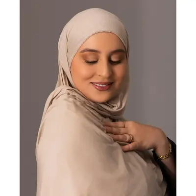 Premium Jersey Hijab – Sandstone